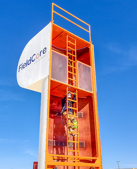 portable wind training tower